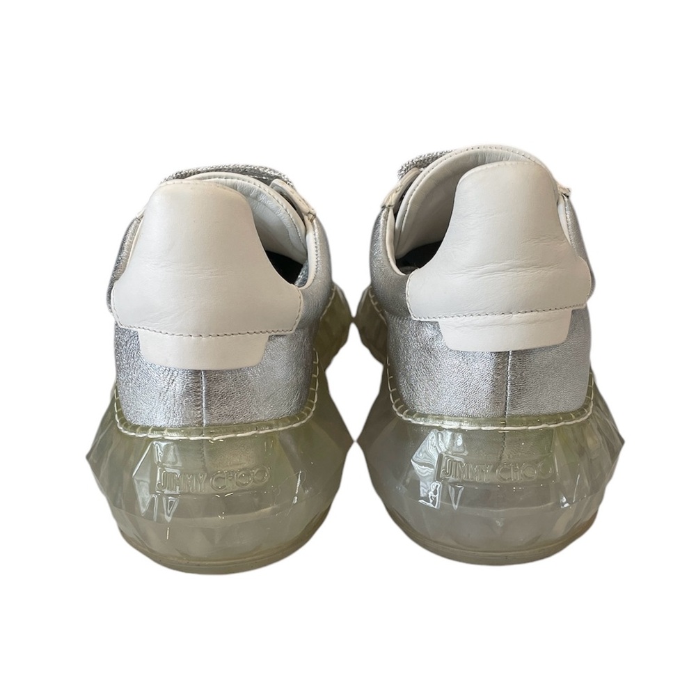 JIMMY CHOO Diamond Chunky Sole Metallic Sneakers Trainers \\ 36.5 - Picture 5 of 12